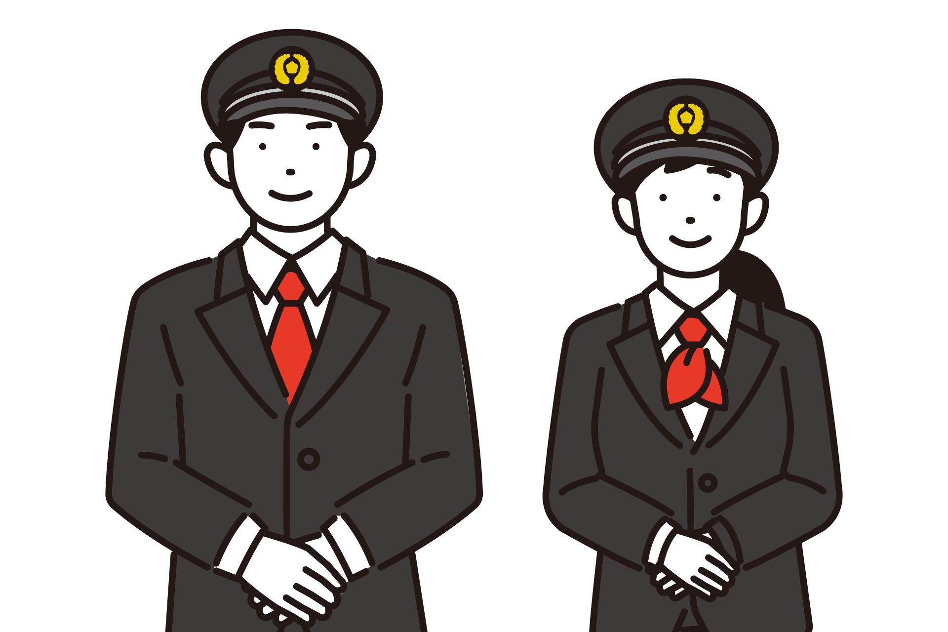 タクシー運転手イラスト